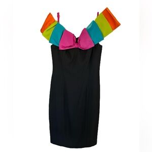 AJ Bari vintage 1980s cocktail dress